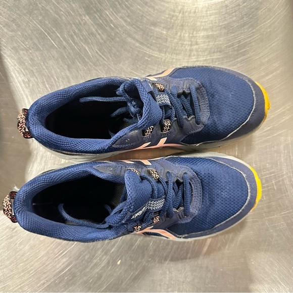 Asics Kids' Pre Venture 9 Grade School Blue Expanse/Sun Coral US youth 4 - Picture 6 of 7